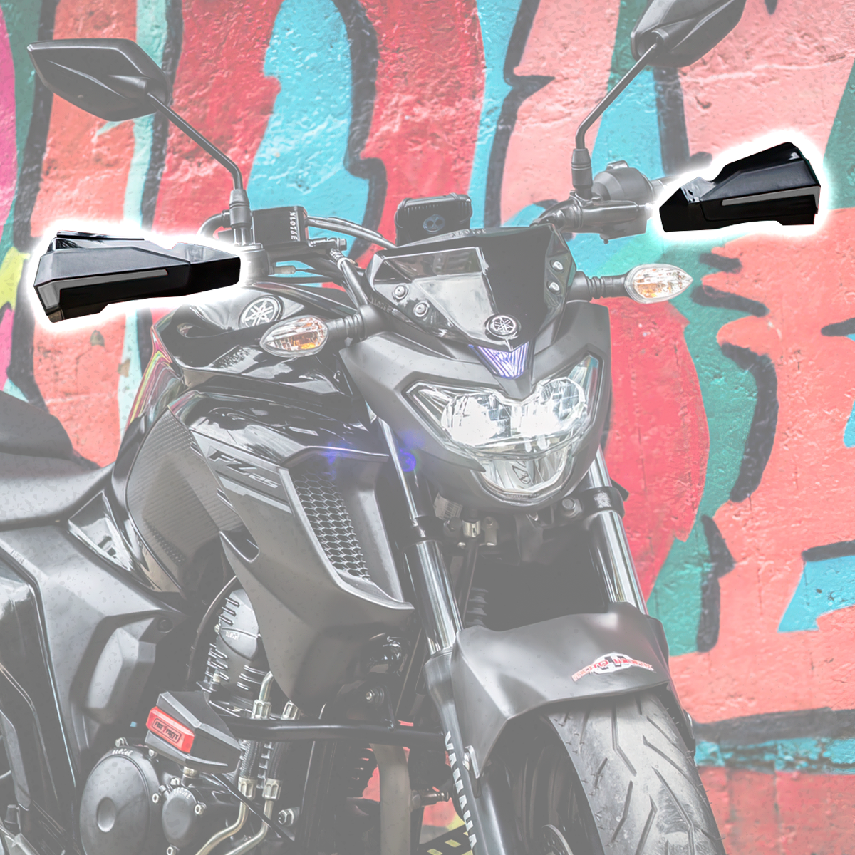 FFSURE Paramanos Moto Protector Mano Motocicleta Protector Guardamanos A  Prueba Viento Motocross Protector Universal Modificación Equipo Protección  Protector Mano Motocicleta (Color : 4) : : Coche y moto